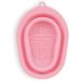 lmoikesz Makeup Brush Cleaning Mat Reusable Cosmetic Tools Washing Scrub Pad Portable Small Sponge Eyeliner Applicators Scrubber Gifts Pink - Buy Online on GoSupps.com