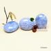 Buy Eusice Blue Calcite Natural Stone - Handmade Healing & Relaxation Gem for Wellness Meditation & Yoga | 100g-150g Ethical High-Quality - Buy Online on GoSupps.com