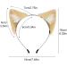 Cat Ear Fox Headband Hairband Fancy Dress Hair Clip Hair Hoop Hairband Animal Ears Cosplay Party Costume Ears Headwear Brown-white - Buy Online on GoSupps.com
