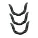 Gleavi 3st glasses nose pads glasses pads spare parts for glasses reading glasses nose pad nose bridge cushions for glasses U-shaped nose pads anti-- metal child glasses bridge bike black 3.6x3cm