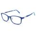 360° Hinges CR39 Computer Kids Blue Light Blocking Glasses for 3-14y Boys Girls TV/Tablet Radiation Protection Silicon Blue Rectangular Anti-blue Light Glasses (Ultra-thin)