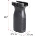 Janwien Vertical Handle | Ergonomic Angled Water Bomb Accessories for 20mm Picatinny Rail - Black Nylon AFG1 Handle - Buy Online on GoSupps.com