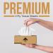 Nice Touch Facial Tissue Black & Gold Box - 5 Packs of 200 Sheets - Contains 1000 Premium 2 Ply Tissues - Buy Online on GoSupps.com