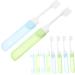 Healeved 30 Pcs Portable Toothbrush Cleaning Brush - Travel-Friendly Disposable Perfect for International Shipping - Buy Online on GoSupps.com