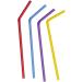 500 Count 7.75 Flexible Disposable Plastic Drinking Straws - Assorted Colors - Buy Online on GoSupps.com