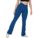 Shop Women's Bootcut Pants - Stretch Straight-Leg Jogging & Elegant High Waist Yoga Trousers in Blue - International Shipping Available - Buy Online on GoSupps.com