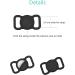 Airtag Case for Apple Air Tag Holder Pet Tracker for Cats for Dog Collars GPS for Airtag Cat Collar Airtag Holder for Bags Luggage Rucksacks Travel Track Valuable Items. Black - Buy Online on GoSupps.com
