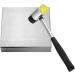 Oudtinx Steel Bench Block 4x4 Flat Anvil for Jewelry Stamping - 4x4x3/4 Inch - Buy Online on GoSupps.com