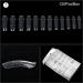 Kads Artificial Nails - Full Cover Clear Acrylic UV Gel 120pcs with Size Guide | International Shipping - Buy Online on GoSupps.com