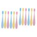 Minkissy 12-part set children's toothbrush toothbrush treat brightening toothbrush tongue toothbrush children toothbrush manual toothbrush mouth cleaning brush