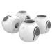 QT BABY Universal Fit Door Knob Covers - Childproofing Safety Cover for Kids - Upgraded Design, Easy Grip, White, Round Shape - Pack of 8 - Buy Online on GoSupps.com