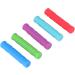 Spyminnpoo Baby Bite Ring Set - 5 Silicone Baby Teething Toys for Safe Relief Soft Grip Strength Training & Dental Care - Buy Online on GoSupps.com