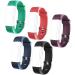 Wrist Bands Replacement - Replacement Band Very Fit Watch Slim Fitness Tracker Band for ID115 Fitness - 5 Color Strap Red Black Blue Wristband Color Purple Green Wristbands Activity Tracker