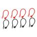 UKCOCO earphone hooks 4 pairs silicone-earlip covers brackets for ears earrings for headphones sports ear hooks earplug holder 1