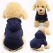 Idepet Dog Hoodie - Cozy Cotton Jacket for Small Medium Dogs & Puppies | Warm Blue Coat for Teddy & Chihuahua XS - Buy Online on GoSupps.com
