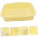 IMIKEYA 3 Pcs Cake Mold Roasting Pan Baking Pans Cupcakes Cupcake Pans Silicone Baking Molds Silicone Mold Silicone Baking Pan Non-Stick Baking Mold Silicone Bakeware Oven Silica Gel Fudge 26.5x24.5cmx3pcs Yellowx3pcs - Buy Online on GoSupps.com