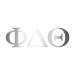 Pro-Graphx Phi Delta Theta Greek Fraternity Sticker Decal, 2.5 Inches Tall, Chrome Phi Delta Theta Chrome
