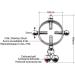 Round Chest Clamps for Home Fitness | Sweat Training & Flexibility | 1 Pair Massage Bells - Buy Online on GoSupps.com