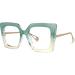 Zeelool Oversized Square Blue Light Blocking Glasses for Women - 100% UV400 Protection - Qatar ZOP01892 - Buy Online on GoSupps.com