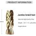 Traziewell Crochet Hair Extensions Pre Stretched Braids Ombre Hair Extension High Temperature Fiber Hair for Braiding Brown Blonde 1514 FH001514 L - Buy Online on GoSupps.com