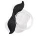 Funny Lip Pacifiers for Toddlers | Soft Silicone Baby Pacifiers | Sweet Kiss & Gentleman Bart Designs - Buy Online on GoSupps.com