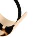 Inzopo Women's Gold Hair Ponytail Ring Cover - Metal Cuff Wrap Holder Headband Elastic Style - Buy Online on GoSupps.com