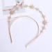 hgnxa Crown Headband Double Layer Hand-making Thin Hair Hoop Hairband Wedding Accessories Alloy for Women Girls Gold - Buy Online on GoSupps.com