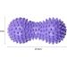 Relax and Rejuvenate with 2-Piece Nuzamas Peanut Massage Ball - Ideal for Hand & Foot Massage Yoga Trigger Point Therapy & Acupuncture - Purple - Buy Online on GoSupps.com