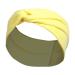 Aunye women's headband-elastic cotton wide hair tires hair ripe sport yoga hair bands adjustable wide hair mature workout head bands for girls women (yellow)