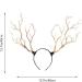 minkissy Tree Branches Headband Reindeer Antlers Headband Big Antlers Hair Band Forest Cosplay Props Christmas and Easter Party Headbands (As Shown) - Buy Online on GoSupps.com