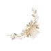 Didiseaon 1pc Pearl Comb Pearl Wedding Comb Gold Hair Ties Bride Hair Comb Bridal Headpiece Crystal Hair Clips Sparking Handmade Comb Barrette Gold Tiara Women's Manual Accessories