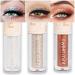 4 Colors Liquid Glitter Eyeshadow Eyeliner Makeup Sticks.Waterproof Pink Orange Liquid Golden Iridescent Sparkle Eyeliner Silver Eyeshadow Eyelid.Quick-Drying Face Highlight Shimmer Shiny Eye Looks.glitter sombra de ojos...