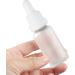 Zeoabsy 6-Pack 10ml Frosted Clear Glass Pipette Bottles - Ideal for Essential Oils & Aromatherapy - Empty Drip Bottles with White Locking Rings - Buy Online on GoSupps.com