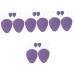 Mobestech 16 Pairs Forefoot Pad Grinding at Will Non-Skid Pads Purple High Heels Front Foot Pads Women Metatarsal Pads Womens Heels Forefoot Support Pads Women's Gel Soft