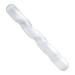 Himalayan Glow WBM Selenite Crystal Round Spiral Wand 6 Inches, |Home Dcor| Healing Crystal Wand for Spiritual Protection and Meditation