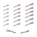 Pandahall 150pcs metal hair clip alligator hair clip flat top with teeth single prong curl clips hairbow accessories for hair care arts & crafts projects