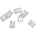 Amoyer 50pcs Colorful Metal Braid Pearl Hair Clips - Chic Bead Silver Hair Decoration for International Shipping - Buy Online on GoSupps.com