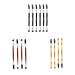 Double Ended Wood Handle Eyebrow Brush & Comb - Professional Makeup Tool for Perfect Eyebrows | International Shipping Available - Buy Online on GoSupps.com