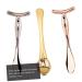 Double-End Facial Mask Spoon Set - Portable Beauty Scoop & Eye Cream Applicator | 9.6x3.5cm Silver - Buy Online on GoSupps.com
