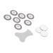 Rankomu 10Pcs Ultrasonic Mist Maker Ceramics Discs Replacement Pond Fogger Discs 20mm Atomizer Accessory Set Kit for Humidifier