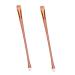 Baluue 2pcs Eyeliner Brush Eye Cosmetics Brush Eyeliner Smudge Brush Eyeliner Makeup Brow Aluminum Tube