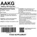 180 AAKG L-Arginine Alpha Ketoglutarate Capsules - 1000mg Nitric Oxide Pre Workout Booster for Muscle Pump | Supplement - Buy Online on GoSupps.com