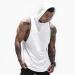 Muscle Killer 3-Pack Men's Workout Hooded Tank Tops - Sleeveless Gym Hoodies - Black/Gray/White - Size Medium - Buy Online on GoSupps.com