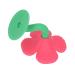 Baby Teething Toy - Silicone Flower Shape Chew Toy & Pacifier for 0-6 Months - Washable Peony Red - Buy Online on GoSupps.com