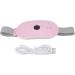 Portable Pink Heating Pad & Waist Vibration Massage Belt - 4 Temperature Levels Fast Heating - Perfect Gift for Girls - Buy Online on GoSupps.com