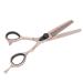 Qukaim Stainless Steel Hair Scissors Hair Cutting Scissors 5.5-Inch Stainless Steel Hairdressing and Thinning Scissors for Home Barber Shop Salon Styling Tool