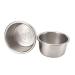 OUNONA 8 Pcs Steak Sauce Cups Ketchup Ramekin Dipping Sauce Cup Condiment Dish Condiment Cups Indoor BBQ Sauce Dish Soy Sauce Container Serving Dishes Stainless Steel Seasoning Set 5.5X5.5CMx4pcs Silverx4pcs
