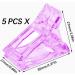 5PCS Polygel Nail Clips - Transparent Nail Clamps for Quick Building Gel - Nail Tips Clip for Nail Art - Purple - Buy Online on GoSupps.com