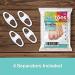 ZenToes Toe Separators - Pack of 4 Soft Gel Bunion Correctors with 2 Loops | White Gel - Buy Online on GoSupps.com