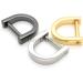 CRAFTMEMORE 5/8 Inch (Inside Width) D-Rings with Closing Screw Shackle Key Holder Horseshoe U Shape Dee Ring DIY Leather Craft Purse Replacement 4 pcs (Gold) - Buy Online on GoSupps.com